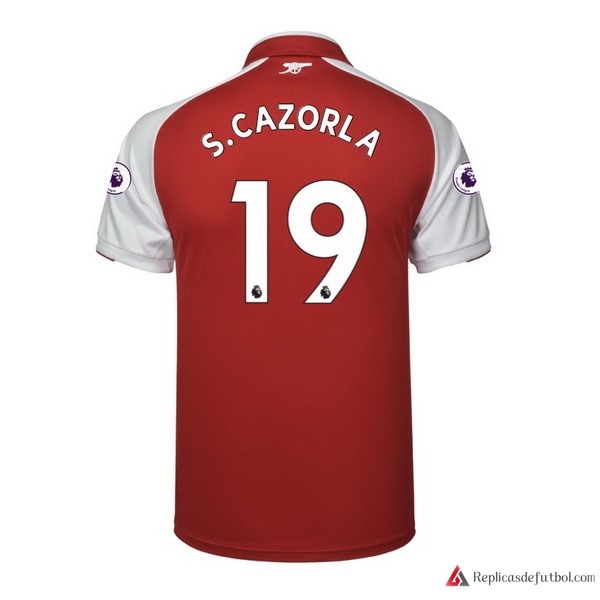 Camiseta Arsenal Primera equipación S.Cazorla 2017-2018